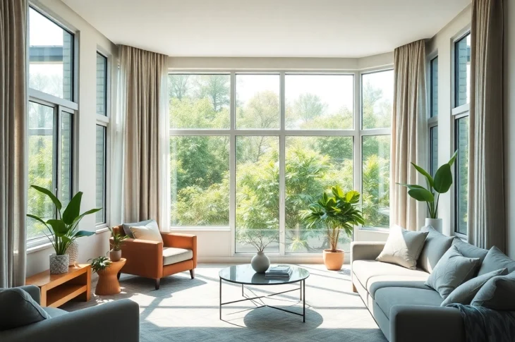 Enhance your home with stylish energy-efficient windows Manchester that flood the room with natural light.