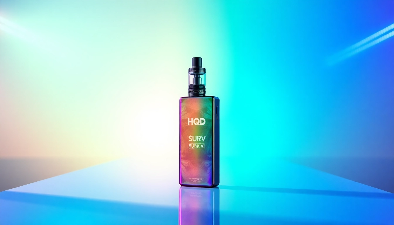 Shop colorful HQD Surv vape selections in various flavors for a refreshing experience.