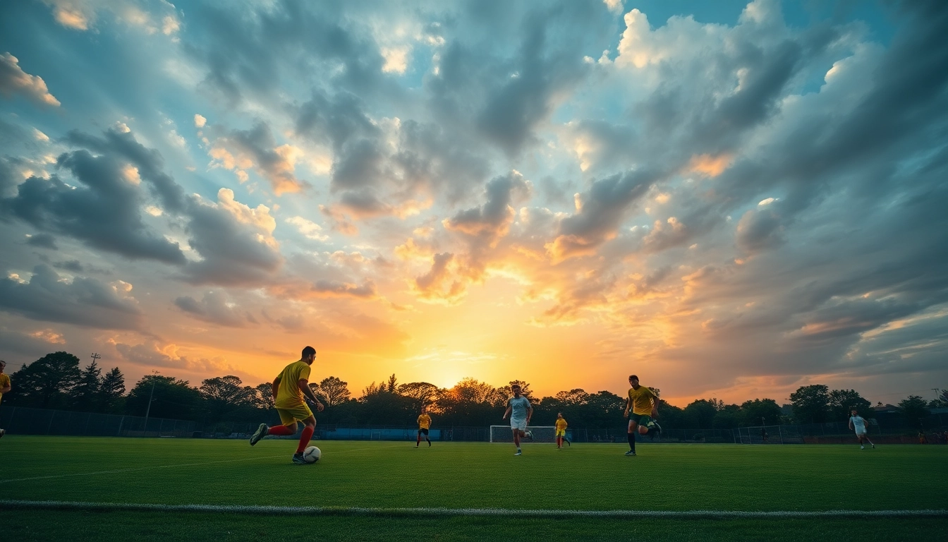 Improve your understanding of ราคาบอล while observing a thrilling soccer match in action-filled imagery.