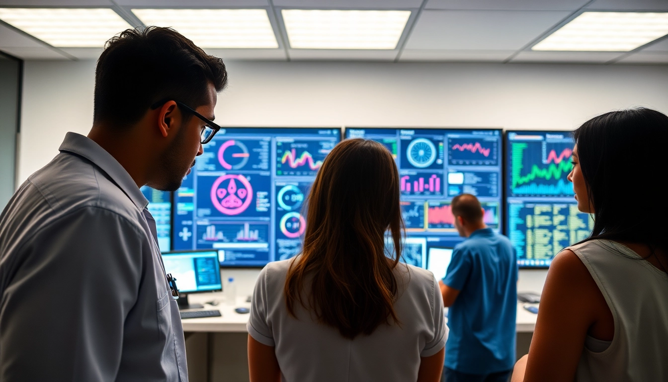 Analyze healthcare data effectively at www.informaticsview.com with teams collaborating in a modern setting.