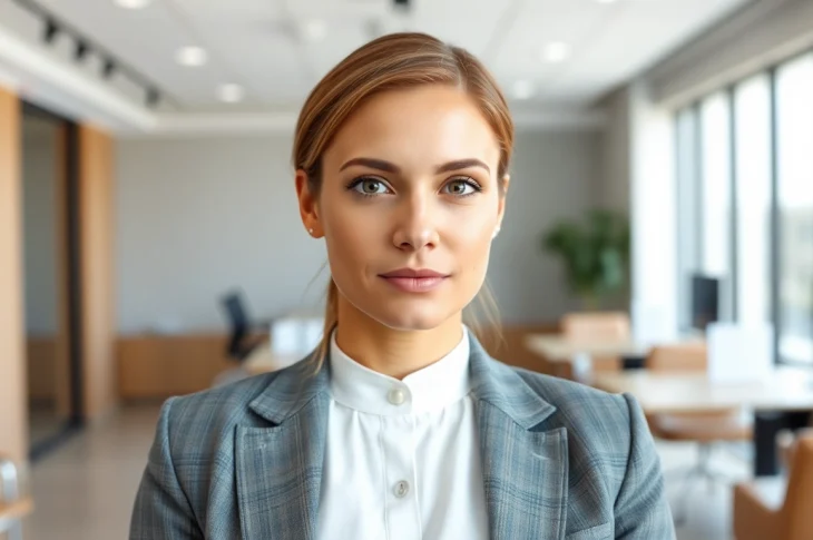 Capture striking corporate headshots of a professional in a sleek office environment to enhance your brand image.