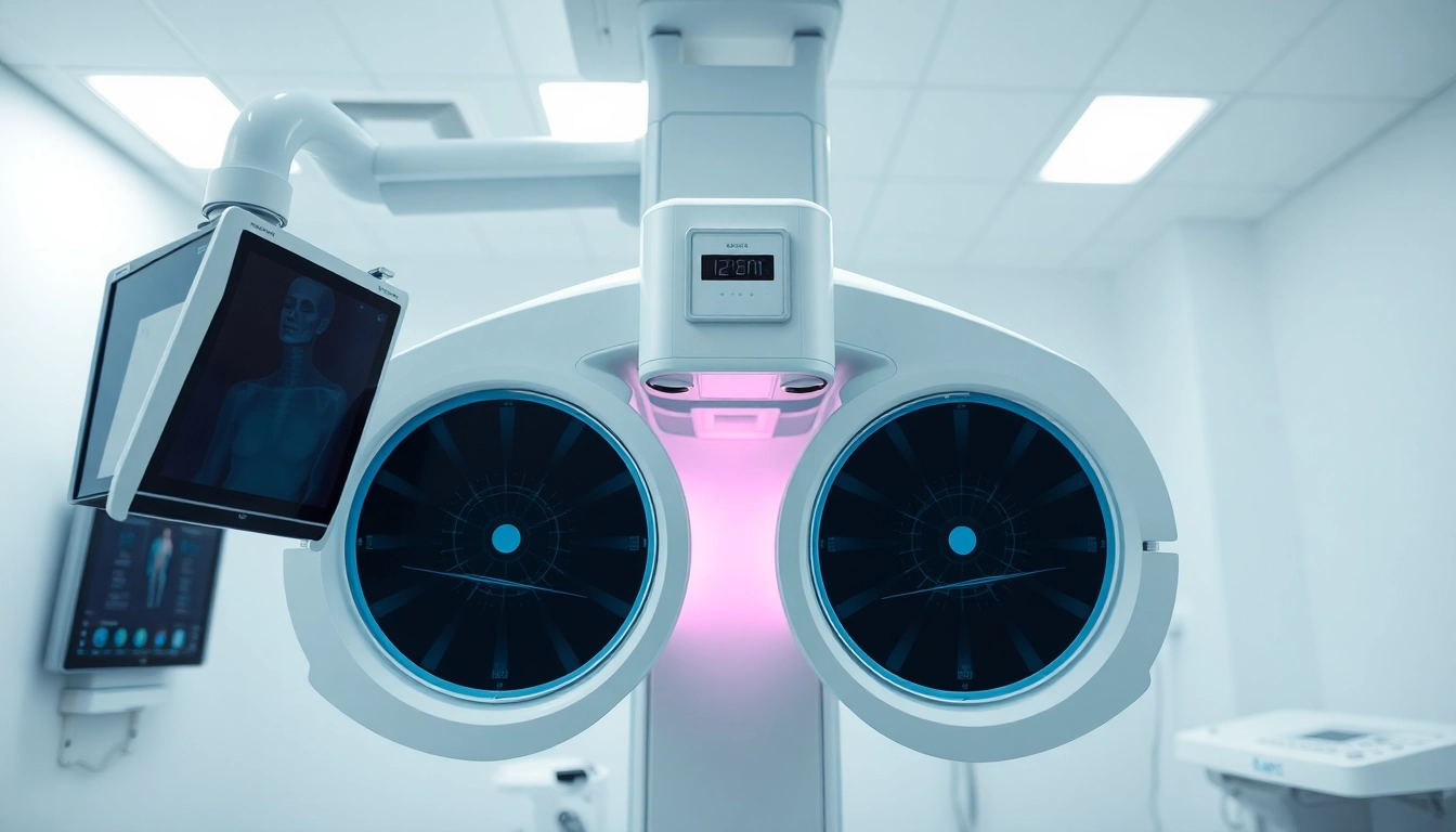 Health professionals using a mobile x-ray system to enhance patient care in a clinical environment.