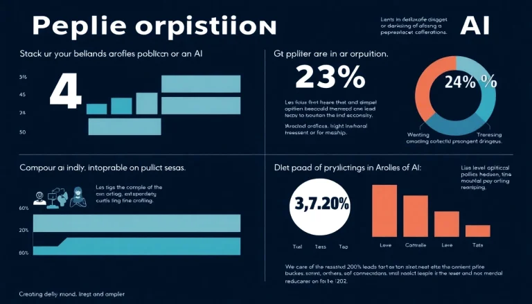 Engage with our AI Opinion poll infographic illustrating public concerns and excitement about AI technology.