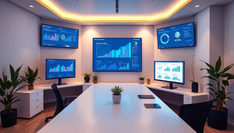 AI marketing agents redefining the digital landscape with innovative tools and analytics in a modern workspace.
