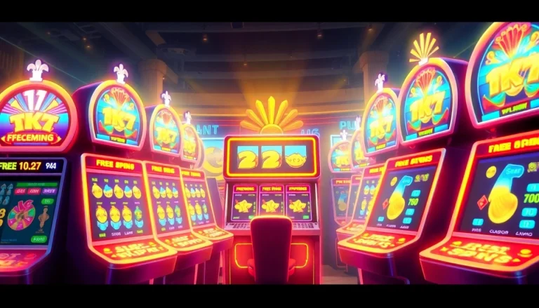 Engage with free spins at vibrant casino slot machines offering exciting rewards.