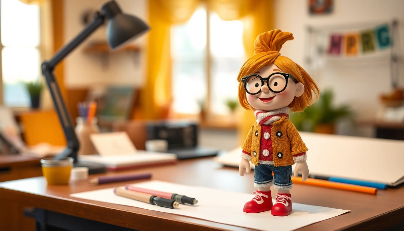 Personalisierter Wackelkopf zeigt einzigartige Details und fröhliche Accessoires für ein individuelles Geschenk.
