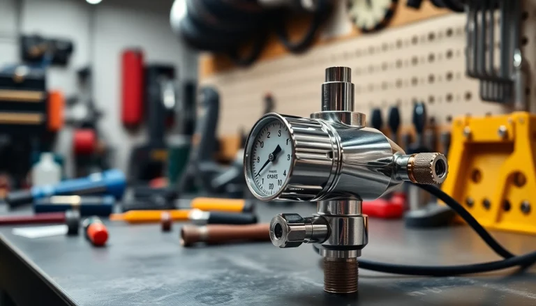 Utilize this nitrogen regulator with precision engineering for optimal gas control in HVAC systems.