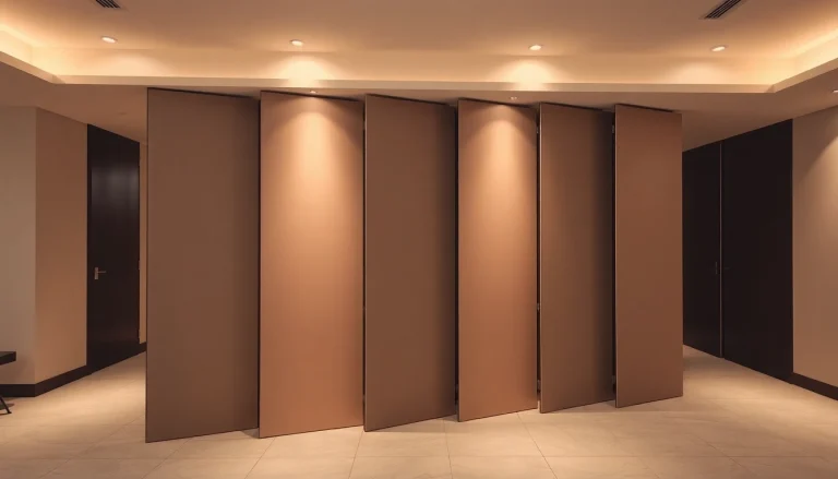 Maximize your space with a stylish Folding Partition Wall that seamlessly divides without sacrificing design.