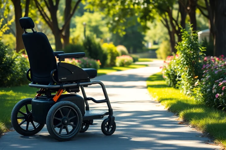 Navigate effortlessly with a stylish power wheelchair, enhancing mobility and outdoor experiences.