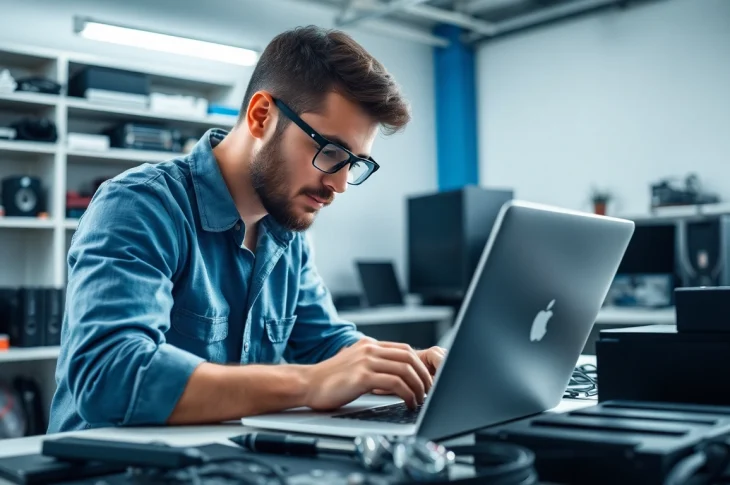 Riparazione computer torino da un tecnico esperto in un centro assistenza professionale.