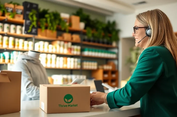 Learn about Thrive shipping cost with customer service interaction showcasing product accessibility.