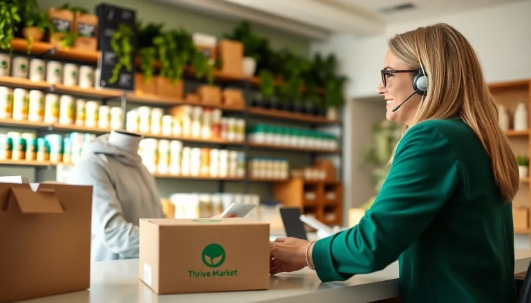 Learn about Thrive shipping cost with customer service interaction showcasing product accessibility.