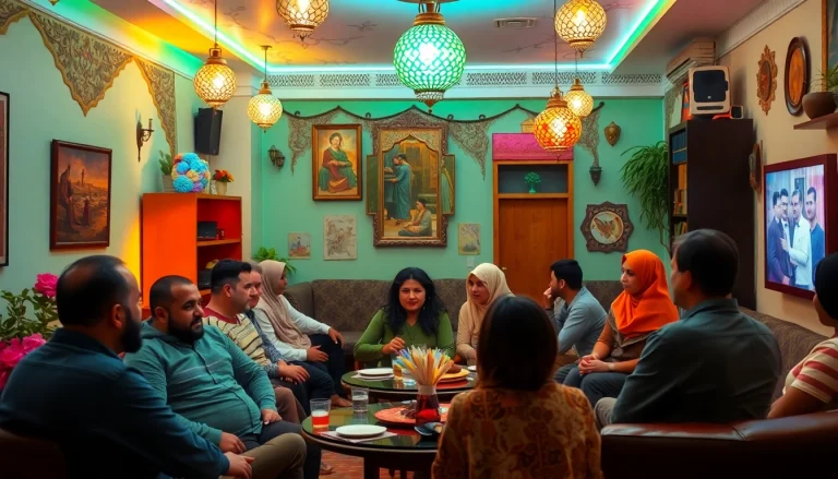 Engage in شات عربي with a vibrant community gathered in a cozy chat room atmosphere.