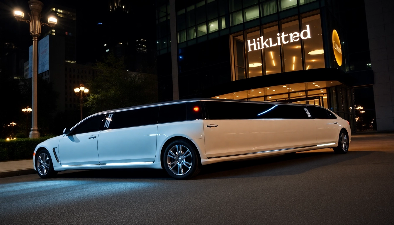 Experience luxurious car service Atlanta with our sleek limousine ready for your next event.