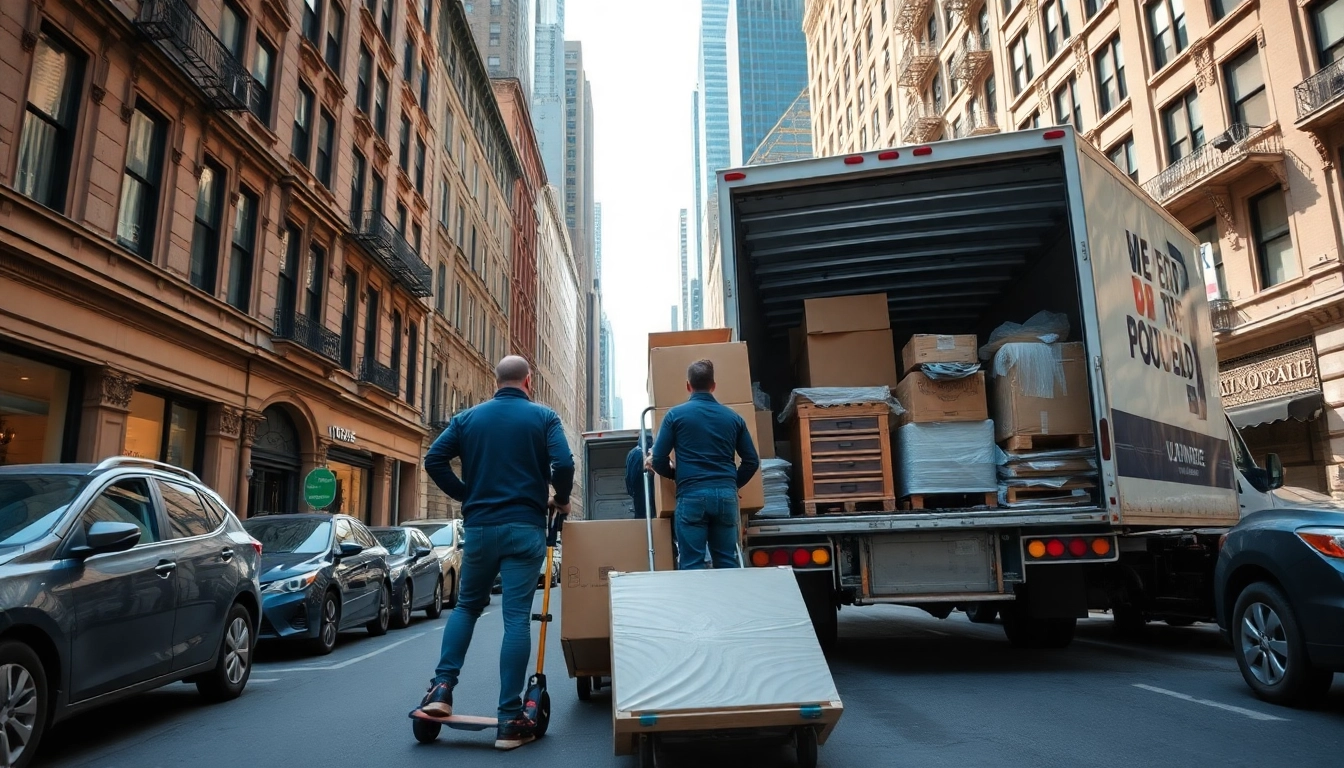 Experienced movers showcasing reliability as Best movers nyc in action during a city move.