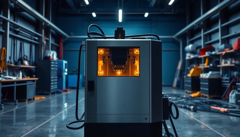 Precision welding with a laser welding machine in a modern industrial workshop setting.
