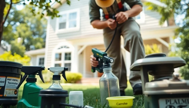 Technician applying effective termite treatments to ensure home protection and safety.