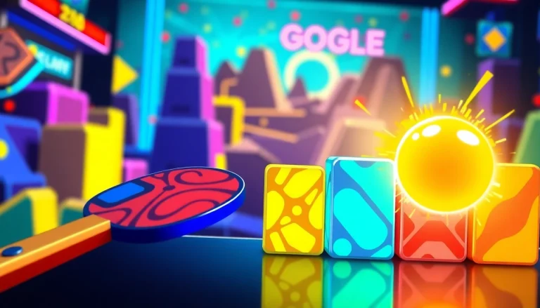 Engaging gameplay of block breaker de google with colorful graphics and a vibrant arcade atmosphere.