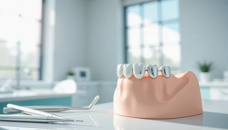 Creating stunning dental bridges that enhance smiles and restore function in a clinic environment.
