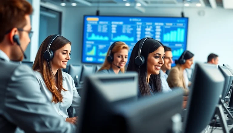 Explore effective Call Center Pricing strategies with a collaborative call center team in action.