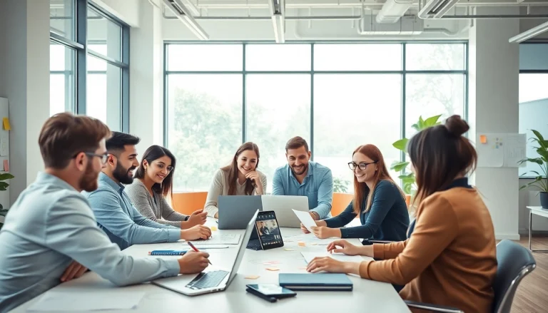 Designing an engaging website, showcasing teamwork in edmonton web design.