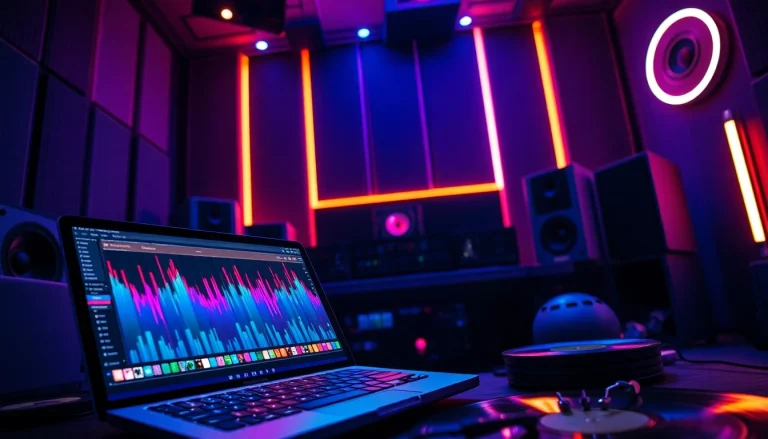Craft high-quality UK Bass serum presets with modern studio equipment and vibrant atmosphere.