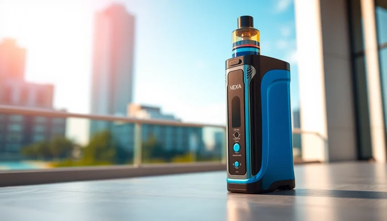 Discover the NEXA Ultra 50000 Puffs vape featuring a stylish design and vibrant flavors.