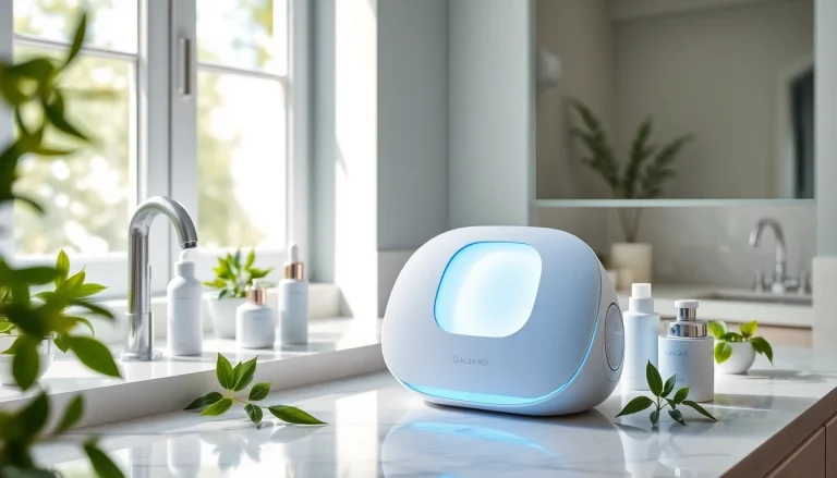 Enhance your skincare with Quasar MD PLUS, a powerful light therapy device.